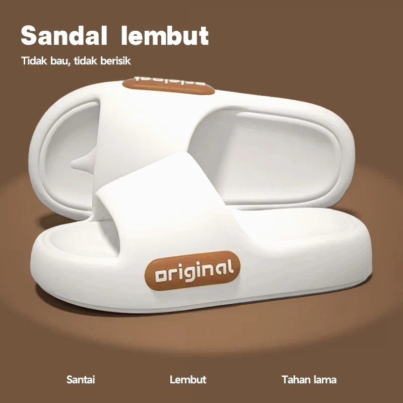 Sandal EVA Pria Sandal Rumah Indoor Sol Tebal Sandal Murah Awet