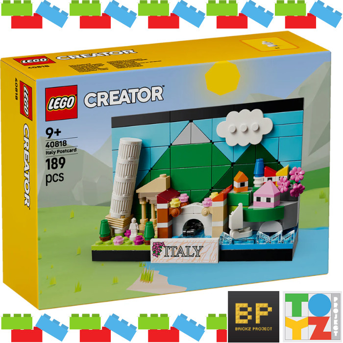Lego 40818 Creator - Italy Postcard Original TP Bali