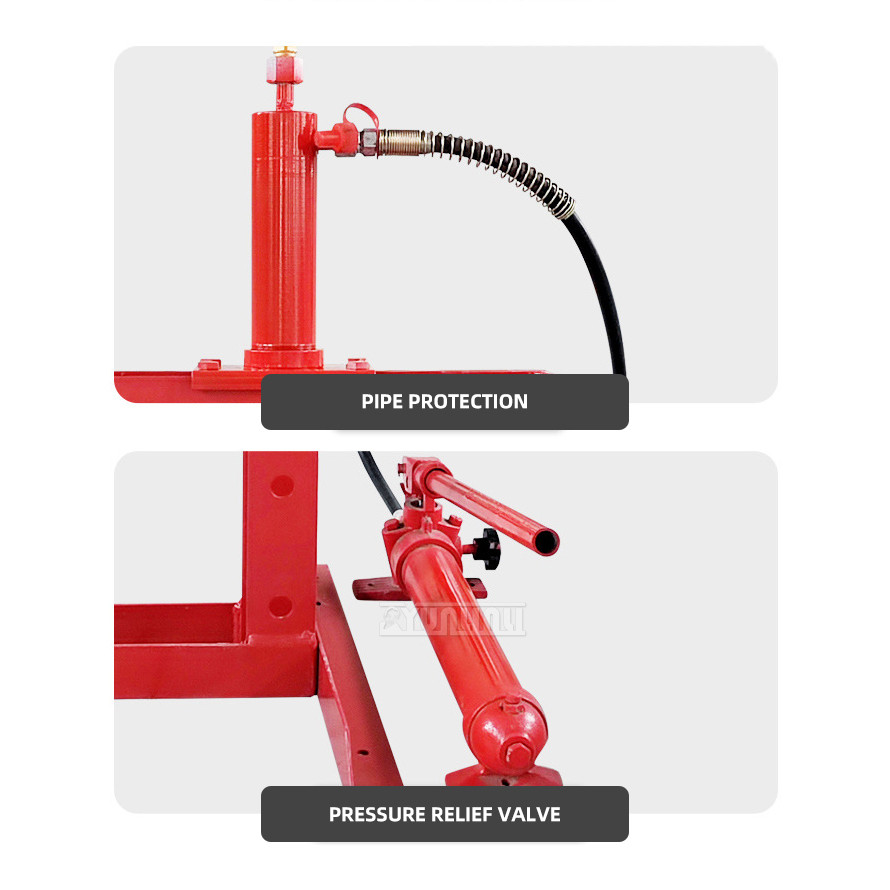 10 Ton Manual Hydraulic Press 20T Automatic Oil Press Single Arm Machine Bearing Pulling Separated F