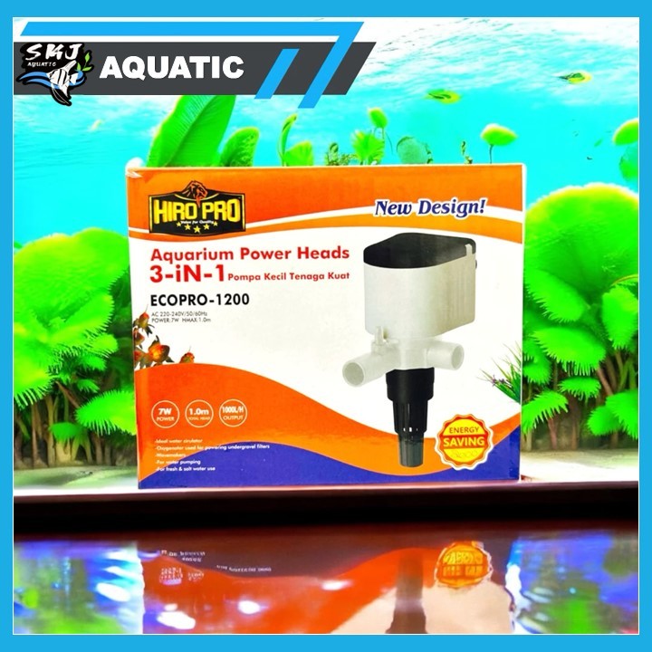 HIRO PRO ECO 1200 POMPA KOLAM AQUARIUM POWER HEAD