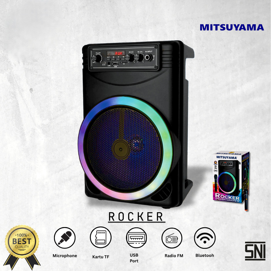 MITSUYAMA MS-4020BT ROCKER SPEAKER KARAOKE 8 inch