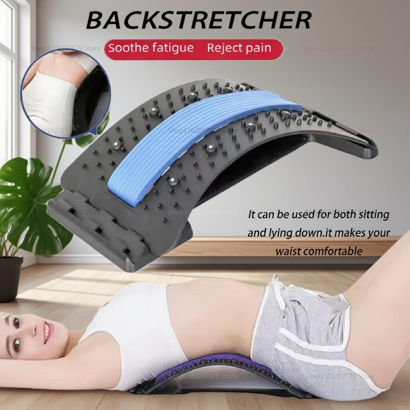 Magnetic Therapy Back Streter Lumbar Relief Device Lumbar Massager Indoor Fitness Equipment Lumbar T