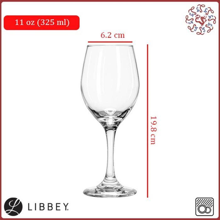 LIBBEY Wine Glass / Gelas Wine 325 ml #3057 [terlaris]
