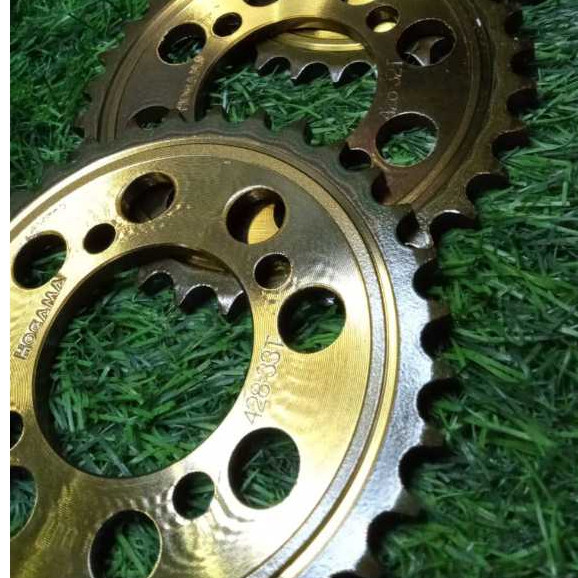 GEAR BELAKANG SMASH SHOGUN TORNADO 30/31/32/33T GOLD GIR BELAKANG SMASH 428 GOLD HOGAMA