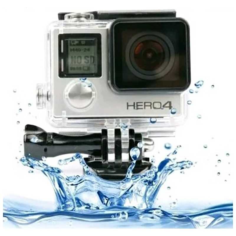 (Semusim Tour) COD Cover Case Pelindung Kamera Aksi GoPro Hero 4 Waterproof Anti Air Untuk Vlog Moto
