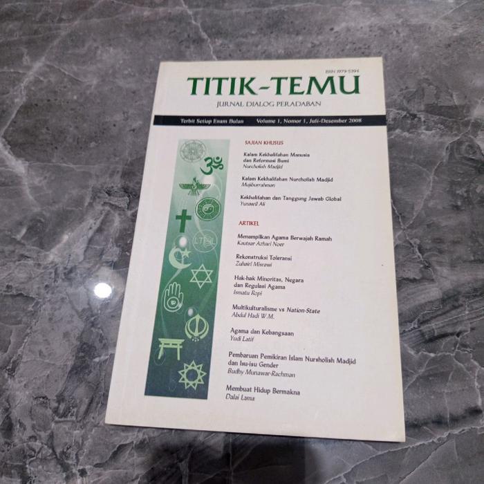 TITIK-TEMU JURNAL DIALOG PERADABAN JULI-DESEMBER 2008-L5