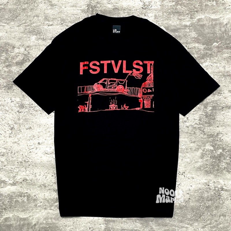 NOOV MUSIC Fstvlst - Mobil Tshirt Unisex - Black | Kaos Band Original