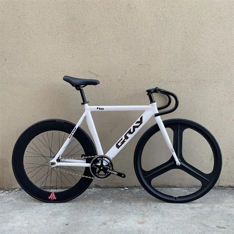 Aluminum Alloy Fixed Gear Bike Track Bikes Single Speed Frameset  Fixie Bicycle Front Magnesium Allo