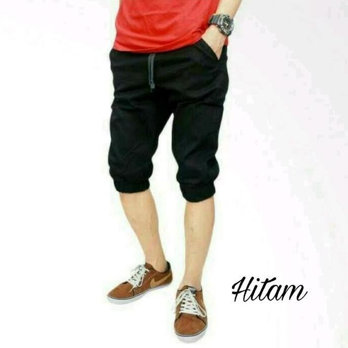 Mizusport- New- Celana Jogger Pendek 3/4 Pria Nita Desa Training Sontog Olahraga Sport