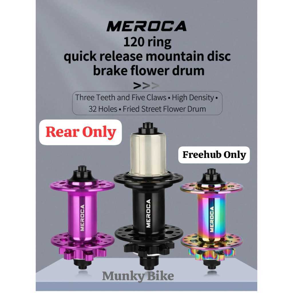 Foto Meroca KM 2.0 Pro Freehub non Boost QR 9x135 32 hole 5 Pelatuk Six Bolt 5 Bearing Belakang Saja