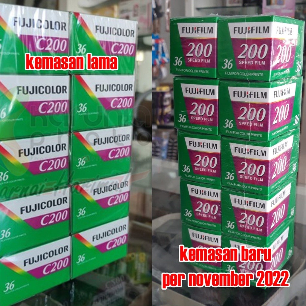 Fujifilm Top Dana Up FujiColor C200 36 / Saldo Fuji 200 / Fuji Color  Top up 200 ROLL FILM
