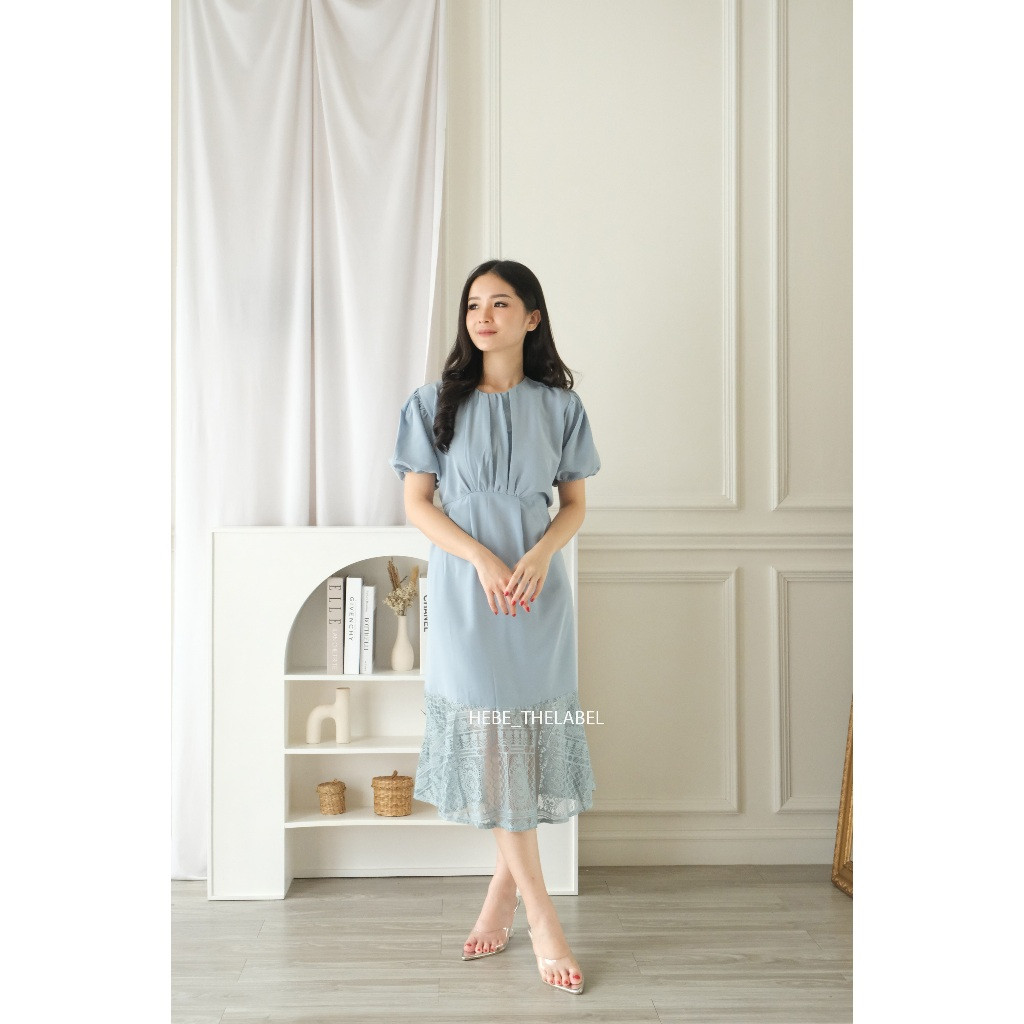 HEBEBATIK - Agnola Dress Pakaian Wanita