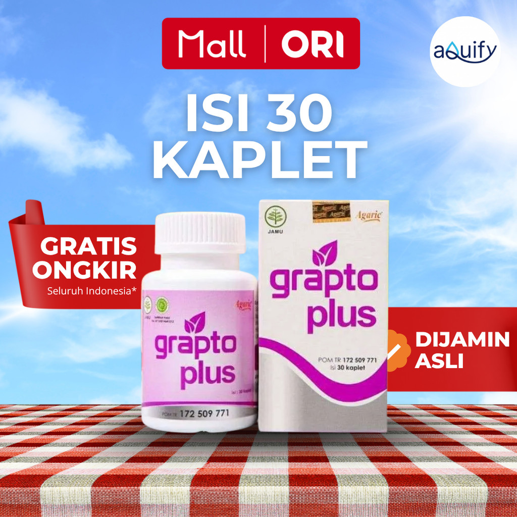 Grapto Plus Asli Original 30 Kaplet