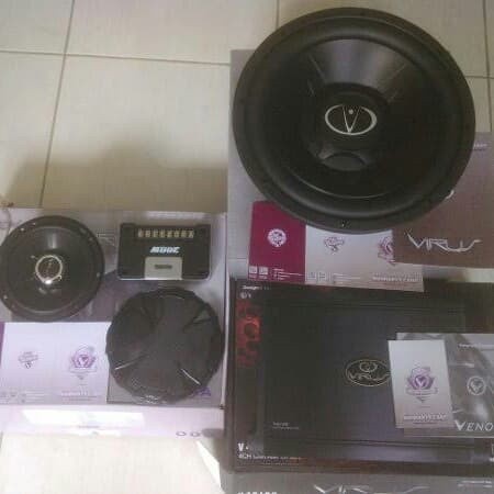 PAKET AUDIO VENOM LENGKAP ORIGINAL Include Box Xpander Kabel Set