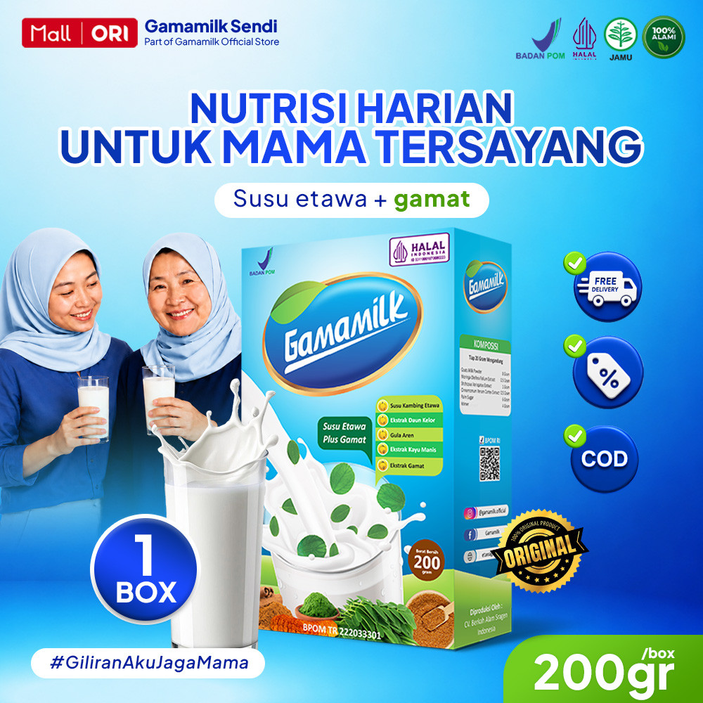 GAMAMILK - Susu Etawa Gamat Teripang Halal BPOM