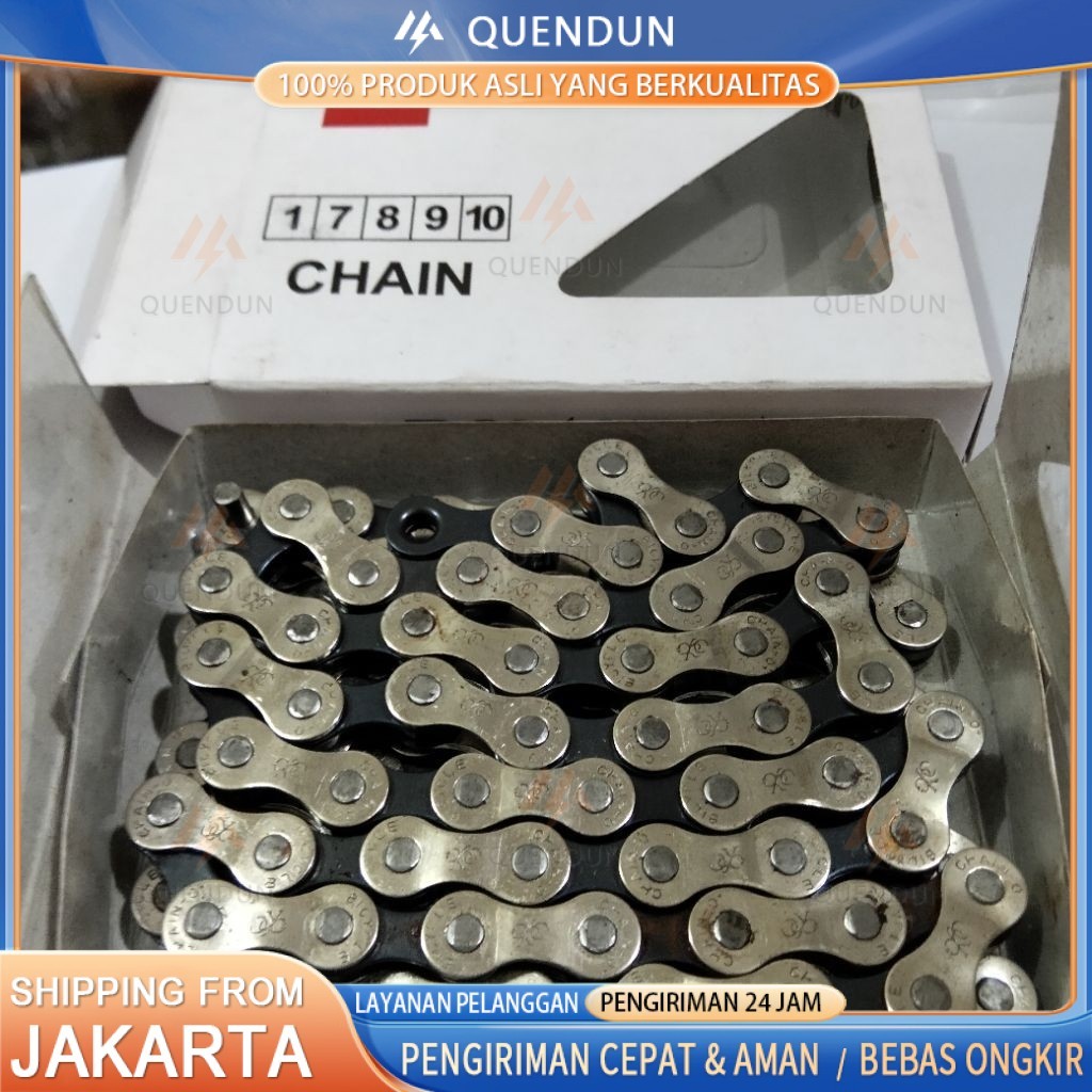chain Polygon 7 8 speed Rante sepeda operan gigi rantai sepeda 7 8 speed