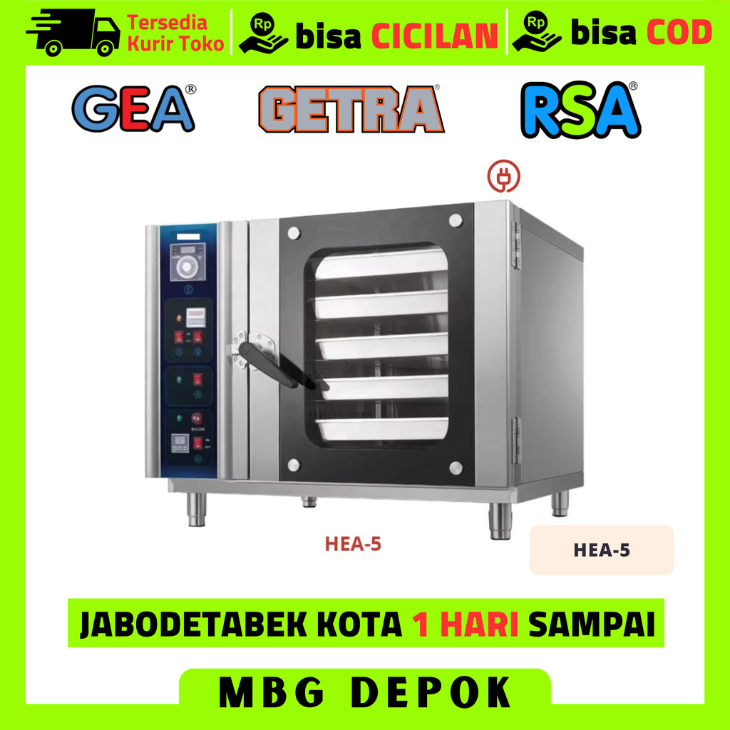 GETRA HEA-5 Commercial Convection Oven Electric Oven 5 Tray