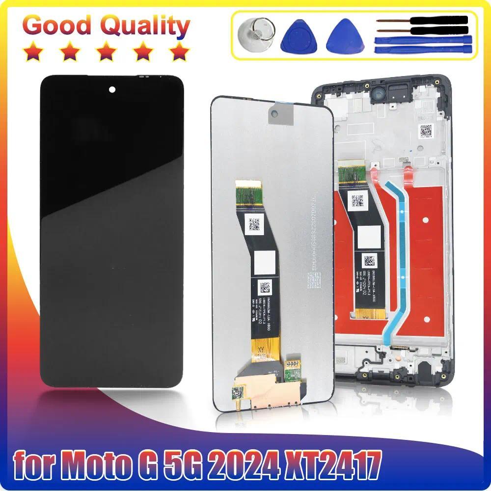 High Precision Touch Screen LCD Assembly With Frame Fit Moto G Play 2024 XT2413 Cellphone Broken Dis