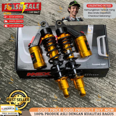 SHOCKBREAKER BELAKANG TABUNG ATAS  MODEL KTC WP 290 310 330MM DOUBLE SHOCK UNIVERSAL NMAX PCX AEROX 