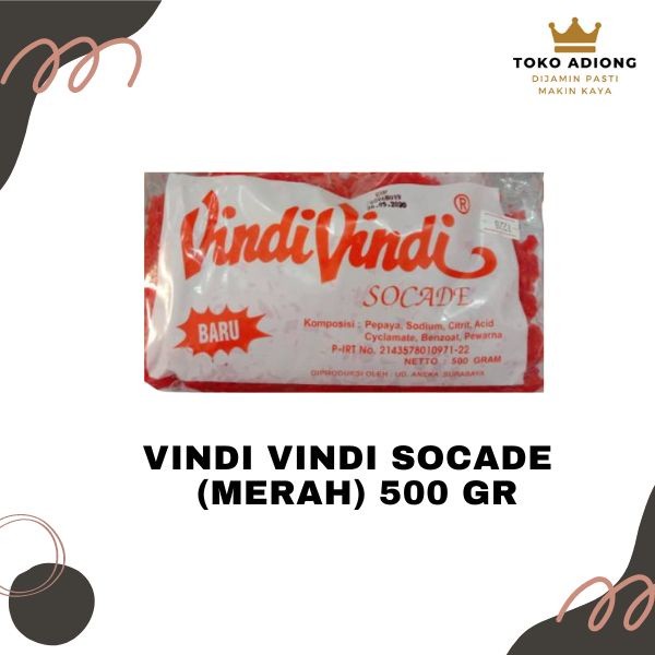 Vindi Vindi Sokade WARNA RANDOM 500 g