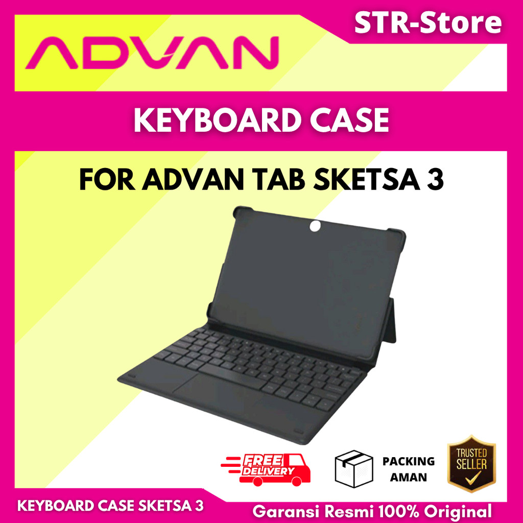 KEYBOARD CASE ADVAN TAB SKETSA 3 ADVAN STYLUS PEN SKETSA 3 UNTUK TABLET ADVAN SKETSA 3