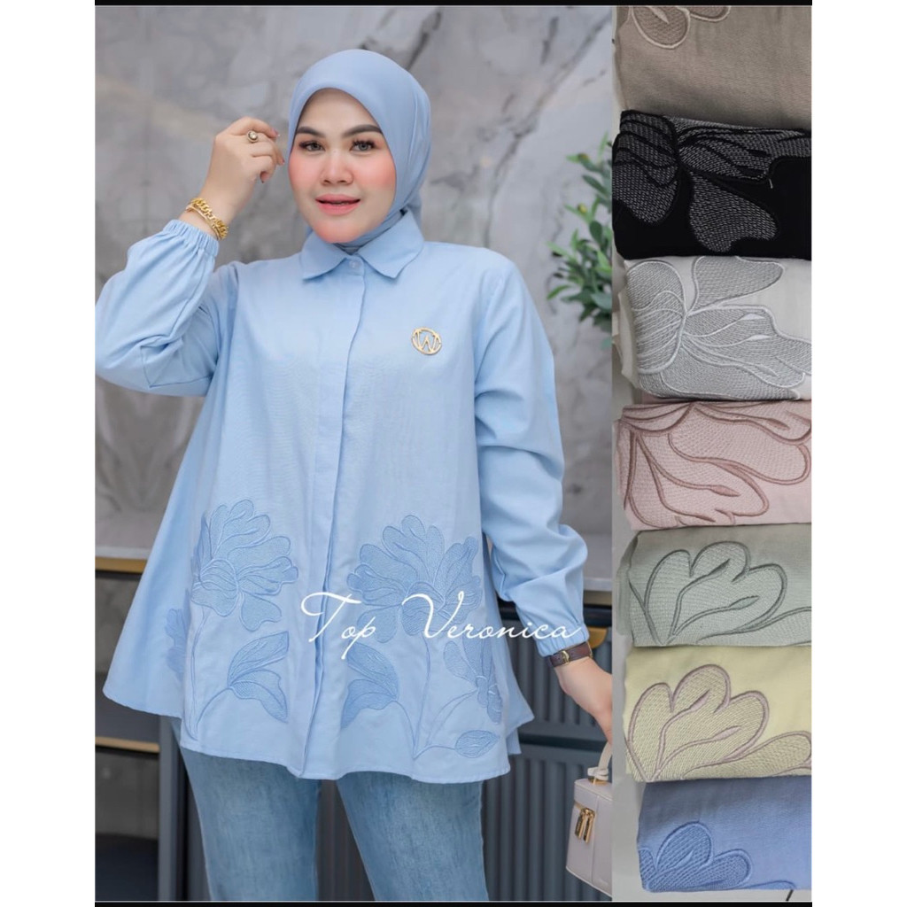 DEVIY BERKAH STORE Winody atasan top Veronica - Veronica top Winody - atasan top Winody - katun bord