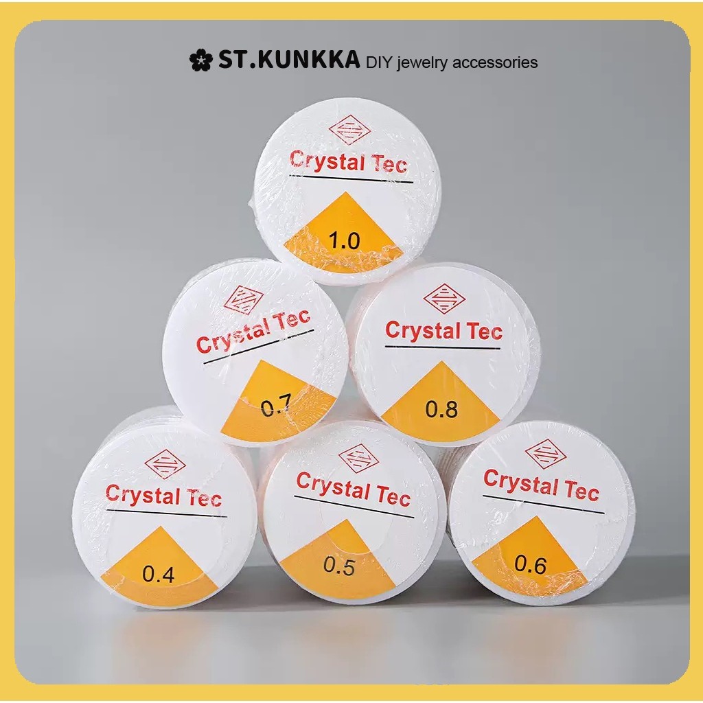 St.kunkka 1Pc/Pack Crystal Elastic Beading Line Thread String Stretch Elastic Beading Cord Wire For 