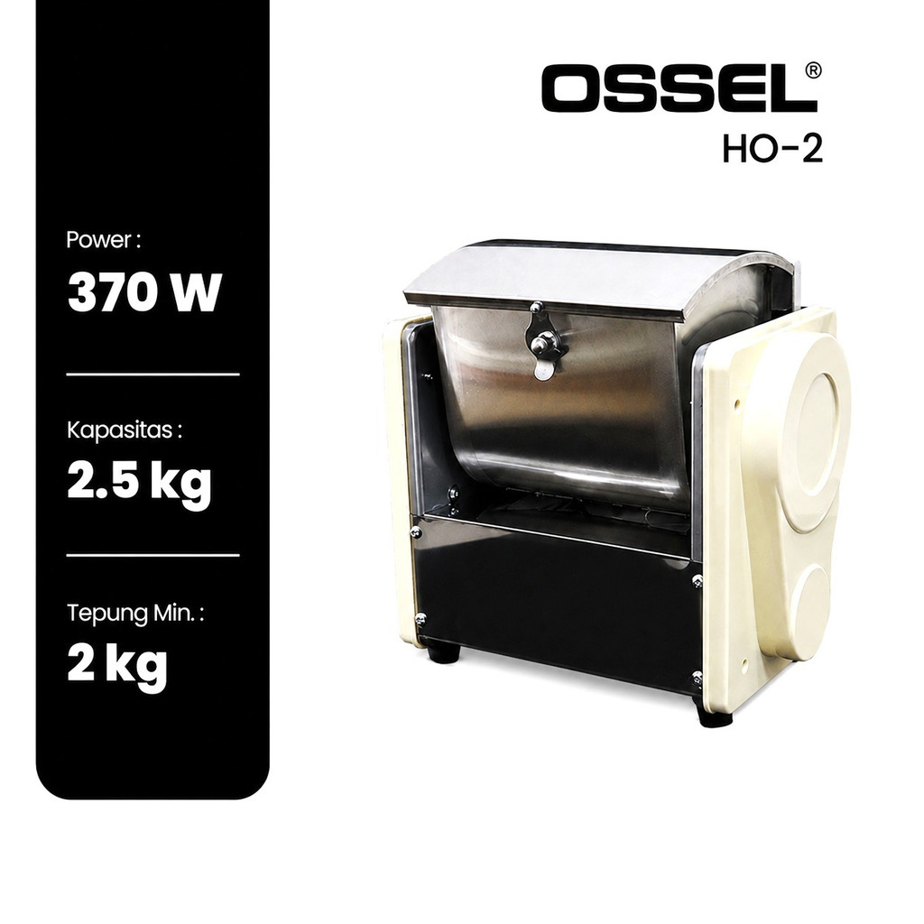 OSSEL Mesin Mixer HO-2 Adonan Mixer Horizontal Mixer Roti Horizontal OSSEL