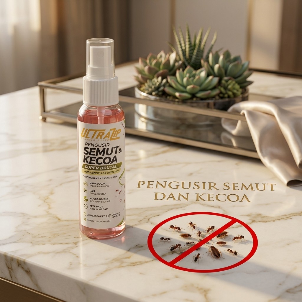 ANTI SEMUT & KECOA - PENGUSIR SEMUT & KECOA AMPUH - ULTRAZIP PENGUSIR SEMUT 100 ML - PENGUSIR KECOA