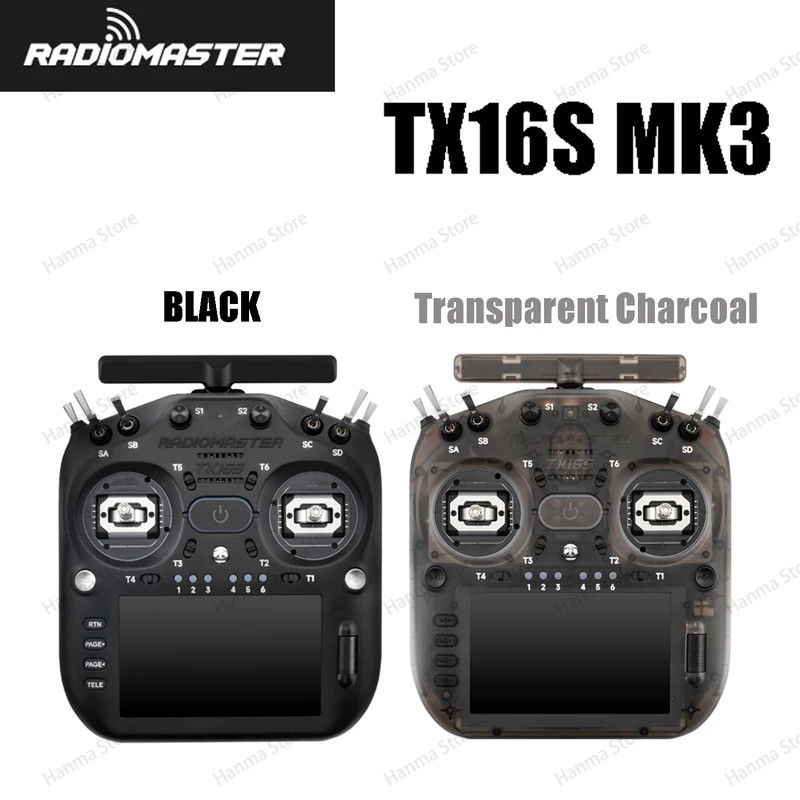 RadioMaster TX16S MK3 Remote Control 16CH ISM 2.4GHz Sub-G 900MHz V6 Hall Rocker 5 inch IPS Touchscr