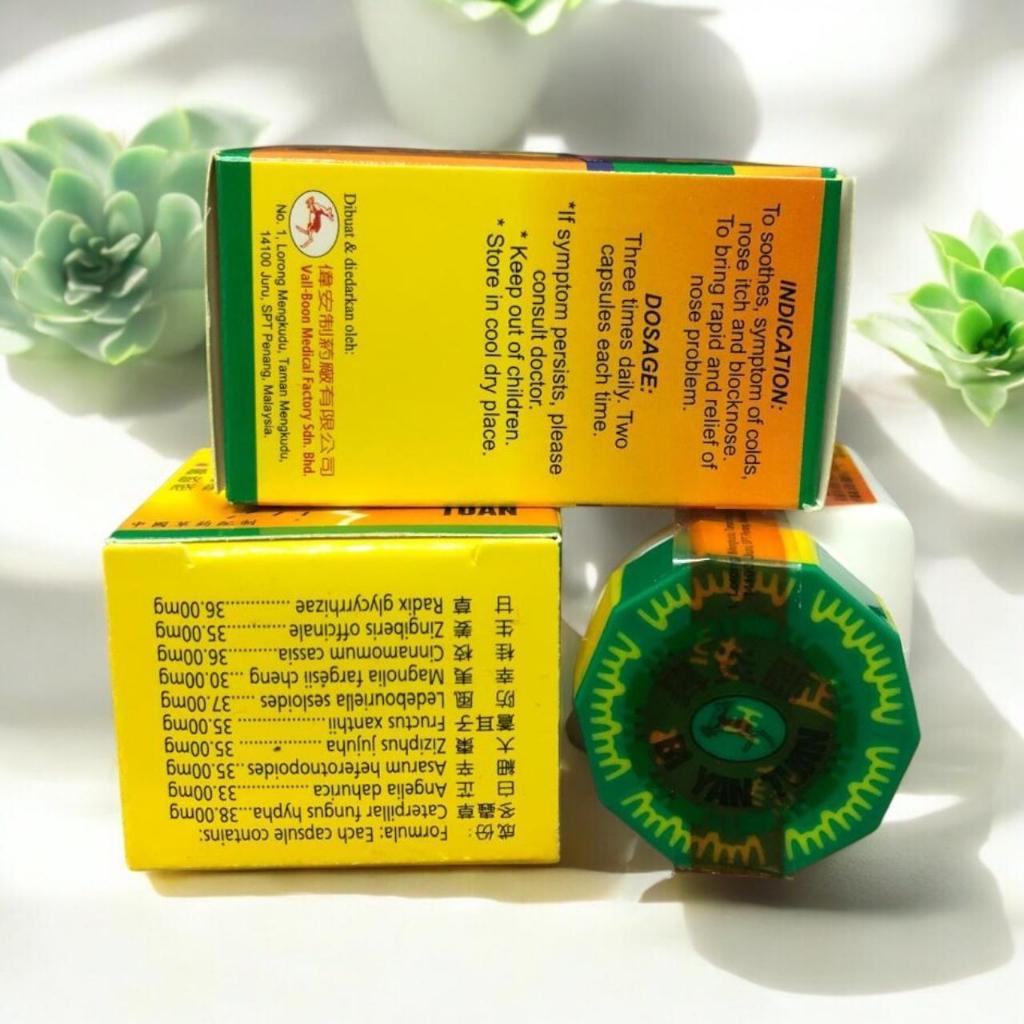 Herbal Cina~ OBAT HERBAL 100% ORIGINAL Bi yuan Tuon obat senusitis,flu dan alergi pada hidung