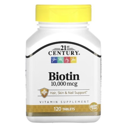 21st CENTURY Biotin 10,000 mcg (120 tablets)