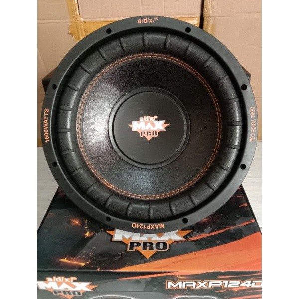 Subwoofer ADX Pro Max P124D 12" Double Coil Double Magnet Lebar