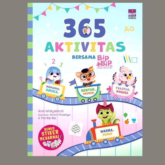 Buku 365 Aktivitas Bersama Bip Bip & Sahabat Nusantara / Original
