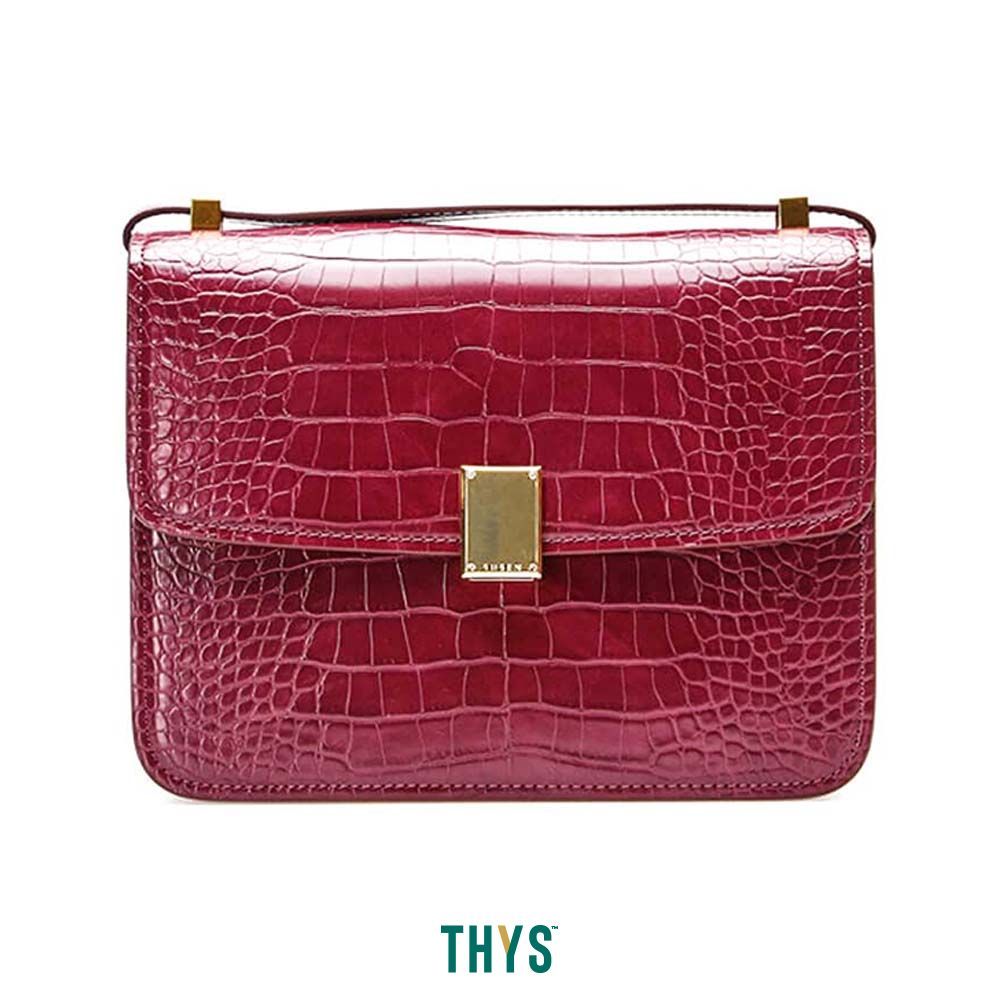 THYS SUSEN Croco Tas Selempang Ukuran M 2003 - Merah Sling Bag Crossbody Bag Tas Bahu Tas Slempang