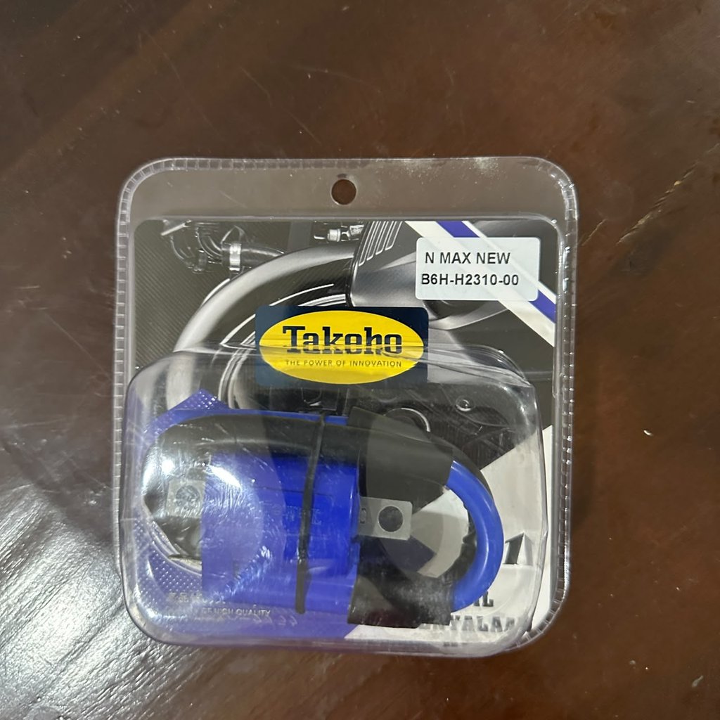 (BIRU) TAKEHO B6H KOIL PENYALAAN COIL KUMPARAN PENGAPIAN IGNITION MOTOR NMAX NEW N-MAX BARU 155 CONN