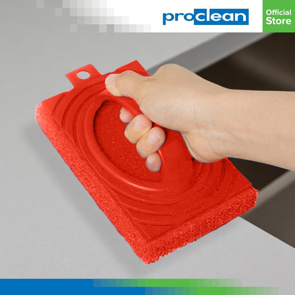 Proclean Sikat Scrub Premium - Merah Brush Scrub Sikat Gosok Cleaner Kerak Scrub Brush