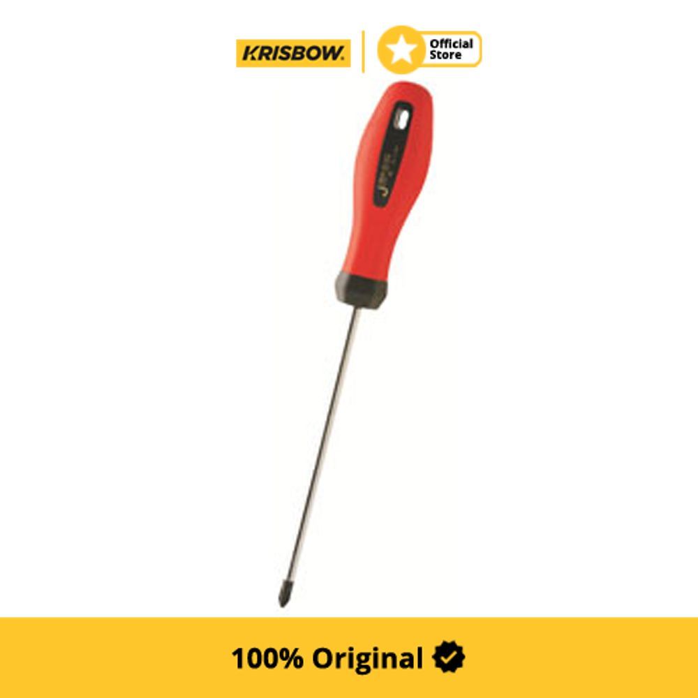 Krisbow Jetech Obeng Plus 4X50 Screwdriver Obeng Kembang Philips Alat Sekrup Driver Tool