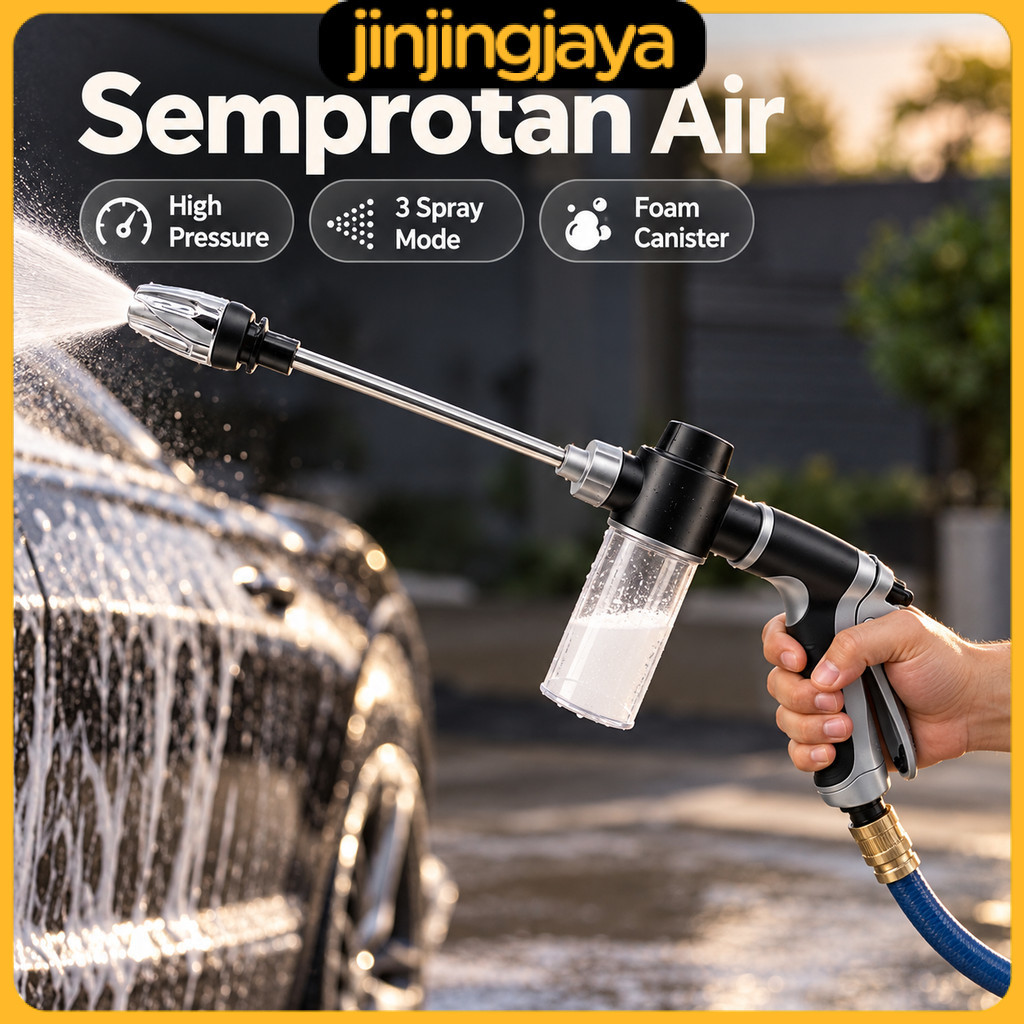 Semprotan Air Steam Cuci Mobil High Pressure Foam Water Gun - HP-10