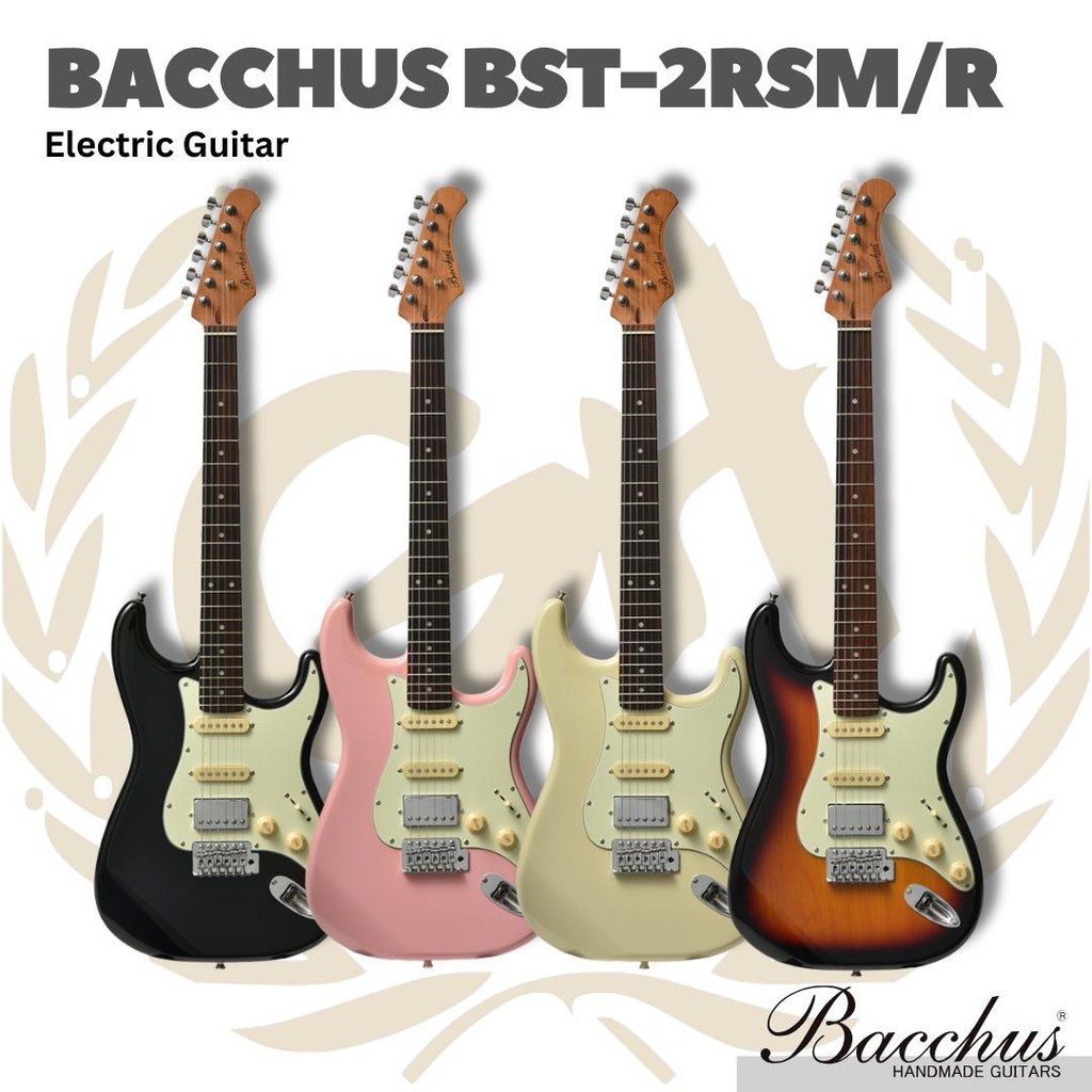 BACCHUS BST-2RSM/R ELECTRIC GUITAR - GITAR ELEKTRIK BACCHUS BST2RSM ROSEWOOD FINGERBOARD