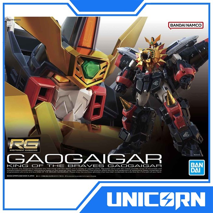 RG King Of Braves GaoGaigar Gundam Bandai RG GaoGaiGar Gao GaiGar