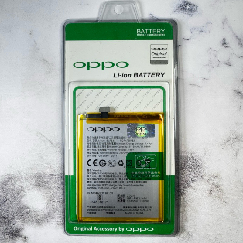 BATERAI BATRE OPPO F5- F5 YOUTH - F5 PLUS CPH1723 CPH1727 / F3 CPH1609 BLP631 ORIGINAL