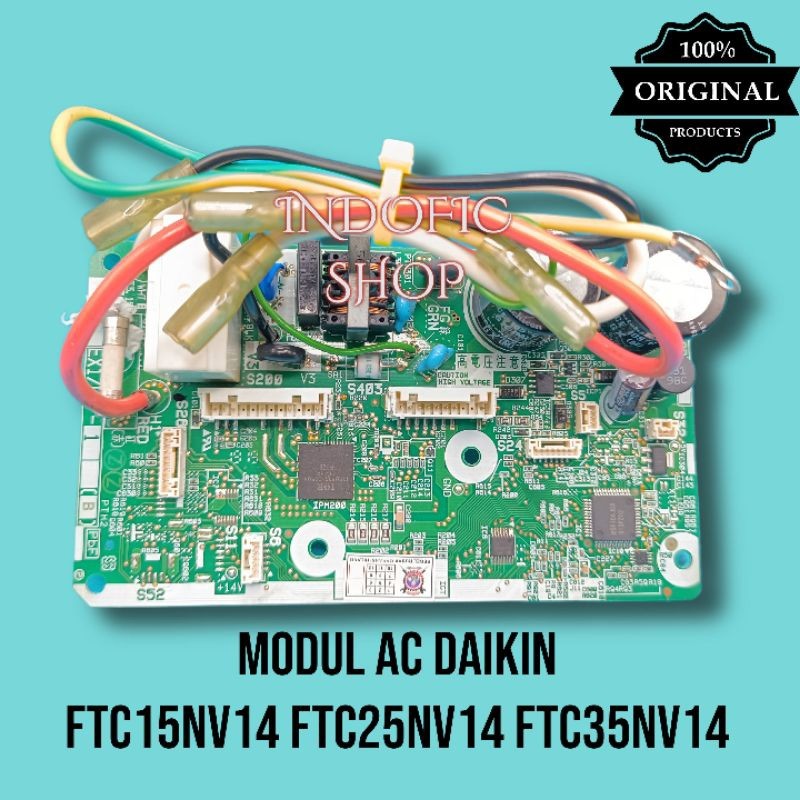 braketlanse MODUL AC DAIKIN FTC25NV14 PCB AC DAIKIN ORIGINAL FTC15NV14 Ex17037