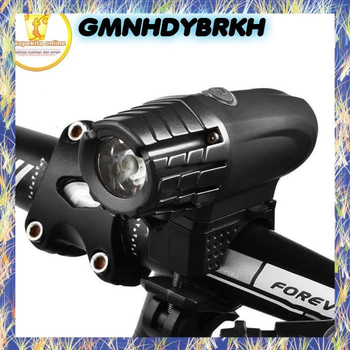 Lampu Sepeda Headlamp Senter LED XPG USB Rechargeable waterproof
