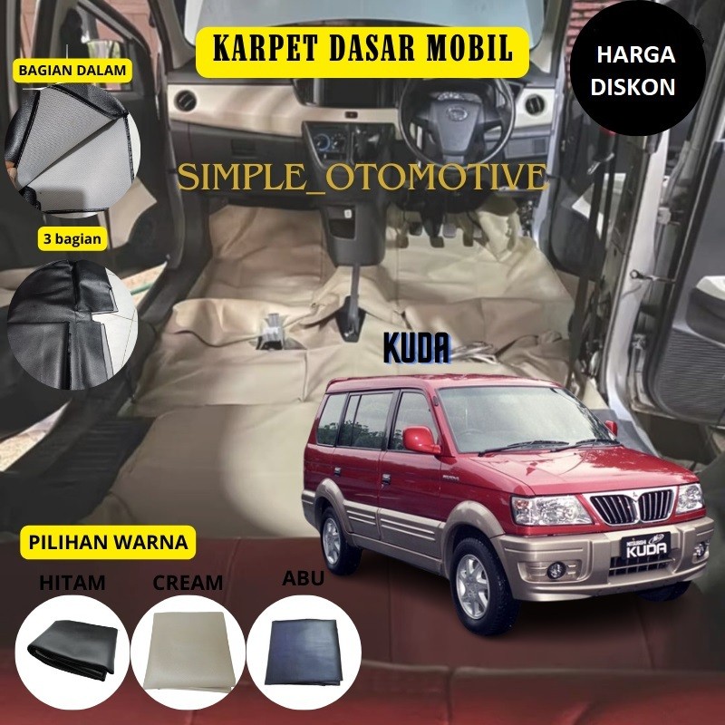 Karpet Dasar Lantai Mobil Mitsubishi Kuda Karpet Dasar Super