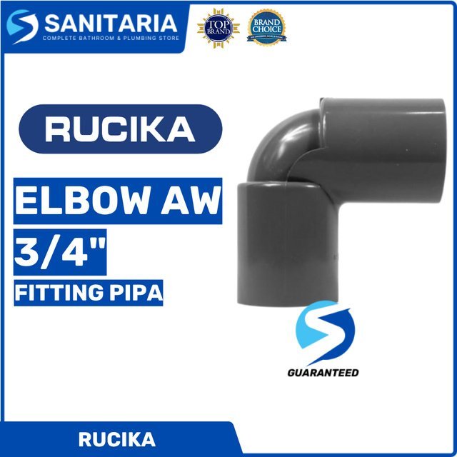 Elbow Aw 3/4" Rucika/Knie Aw 3/4" 90 Rucika/Fitting Pipa Rucika