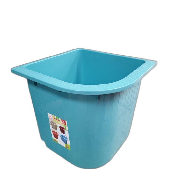 bak plastik / bak sudut plastik / bak mandi plastik - Biru, KECIL