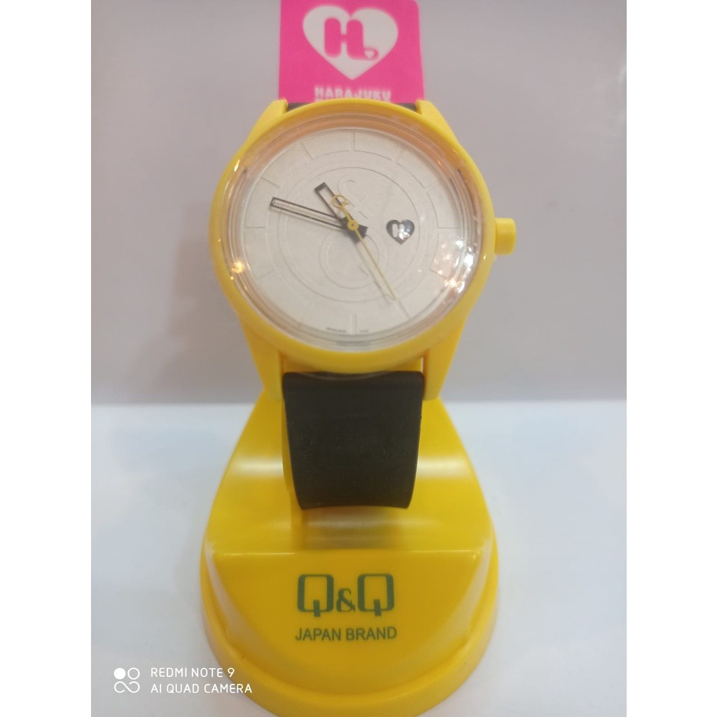 Jam Tangan Unisex Rubber Smile solar Original Q&Q QnQ QQ Harajuku series