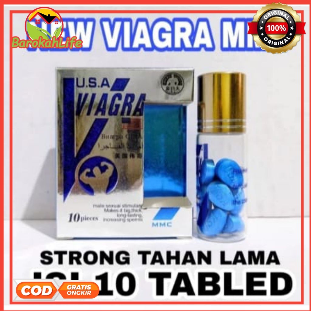 Vagra Vigra Viagra original usa VIAGR4 MMC - Asli Original Isi 10 Pill Penambah Stamina Obat Herbal 
