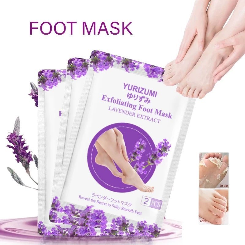 INSTANT COD MEDAN TERMURAH Foot Peeling Mask Masker Kaki 2Pair Masker Kaki Remove Dead Skin Peeling 